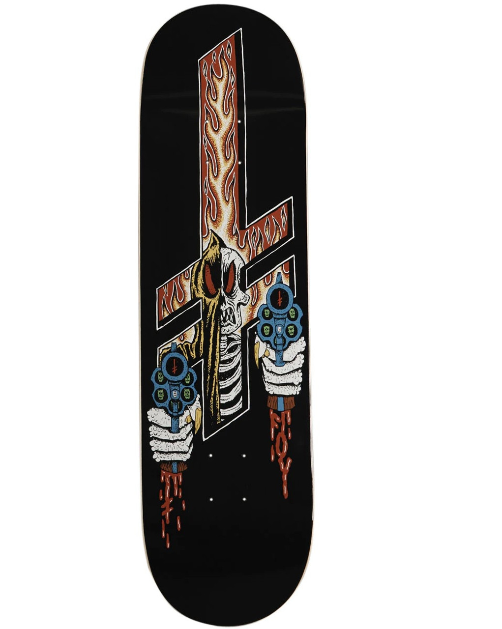 Deathwish Foy Nightmare Skateboard Deck Black 8.5