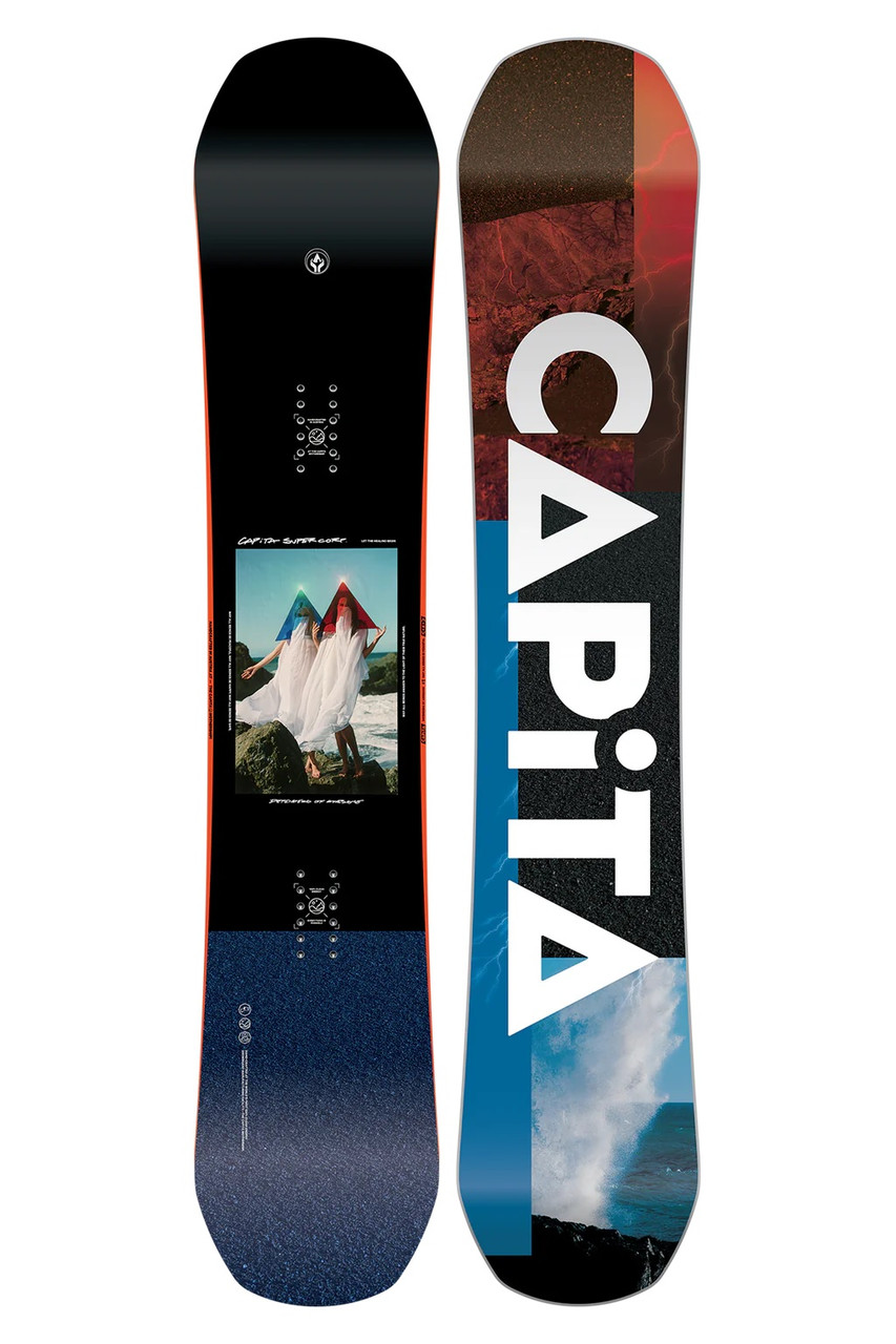 Capita DOA Snowboard Black Orange 157wide