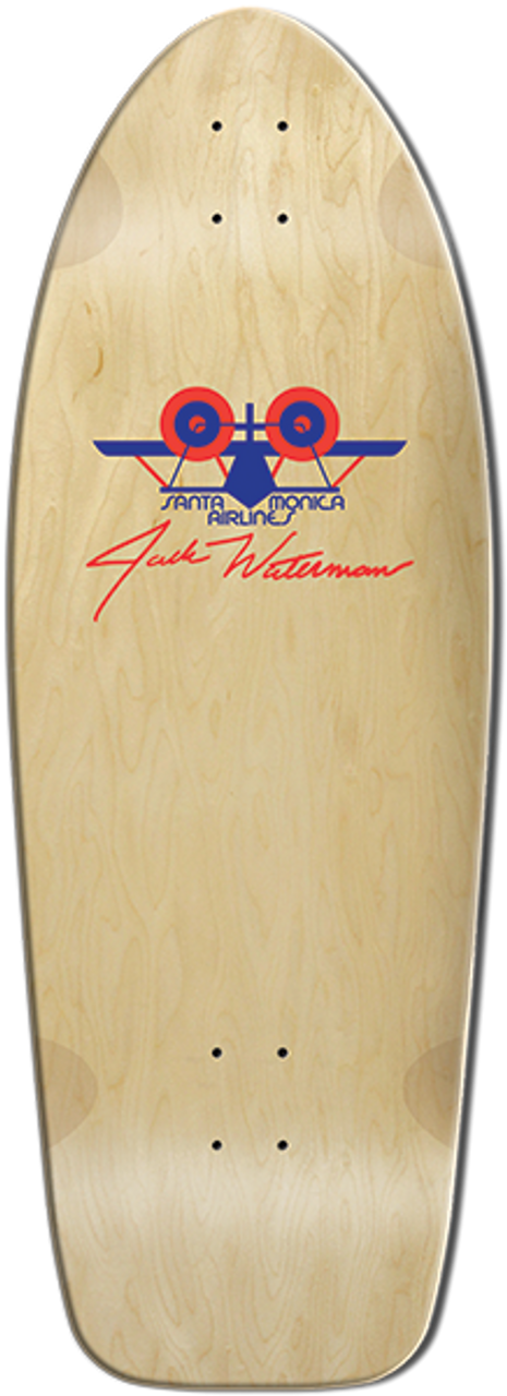 SMA JACK WATERMAN SKATE DECK-11x31.5 NATURAL