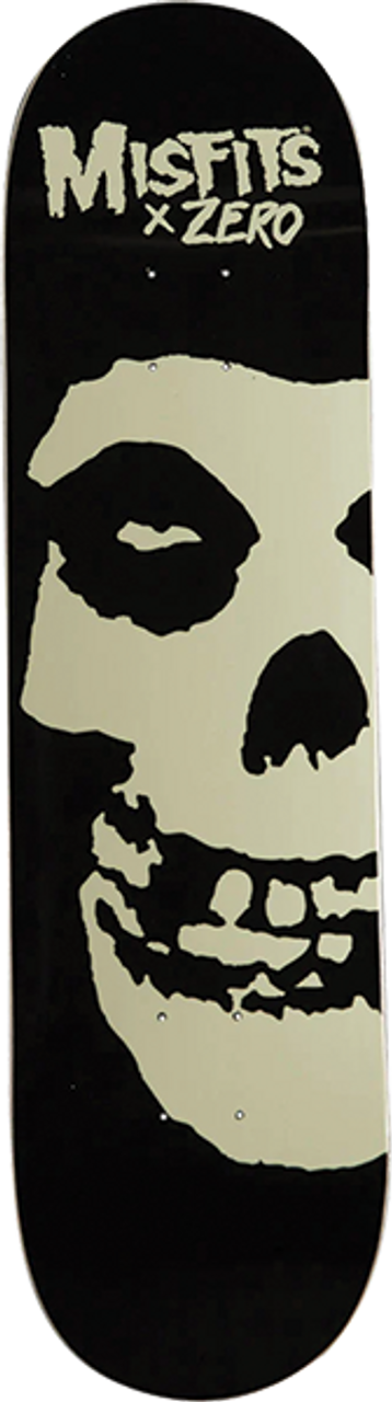 ZERO MISFITS FIEND SKULL SKATEBOARD DECK-8.25 GLOW