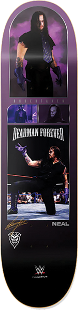 PRIMITIVE NEAL DEADMAN FOREVER SKATE DECK-8.12 BLACK