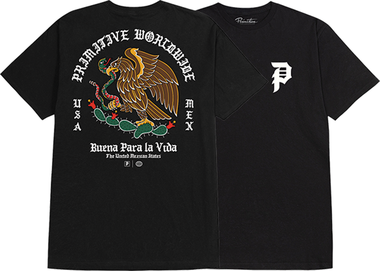 PRIMITIVE VIDA SS TSHIRT LARGE-BLACK