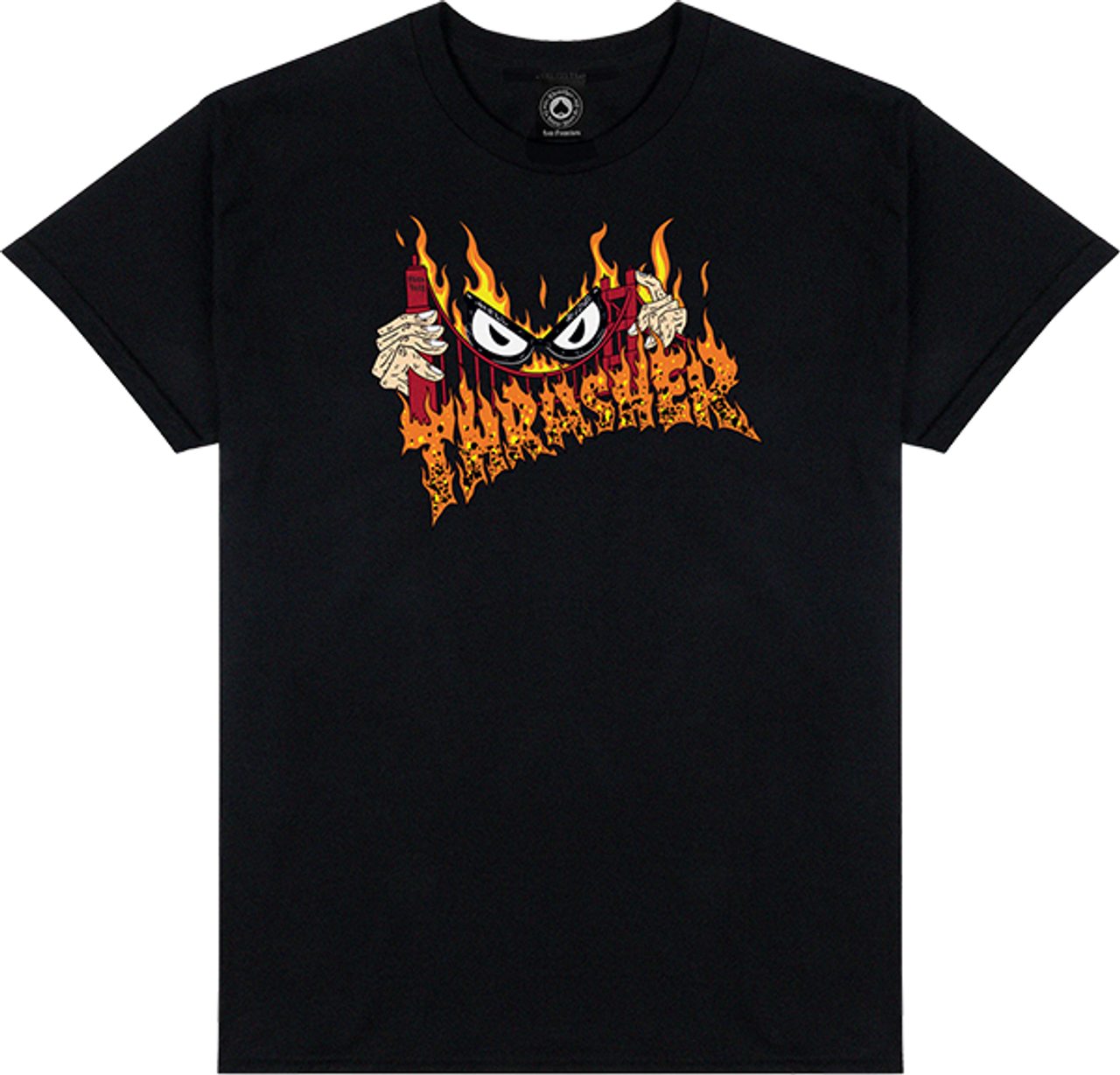 THRASHER NECKFACE SUCKA FREE SS TSHIRT XL-BLACK