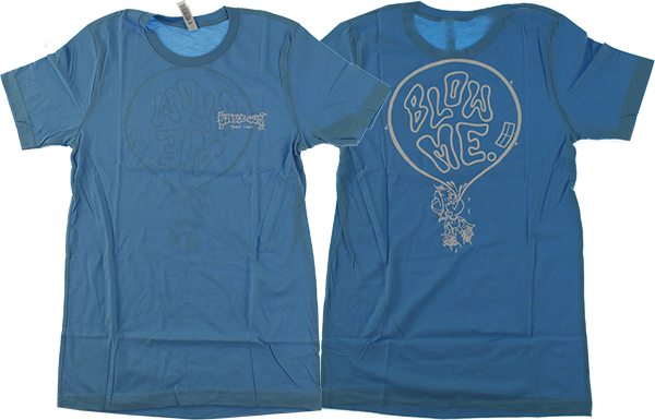 BUBBLE GUM BLOW ME LOGO SS XL-BLUE