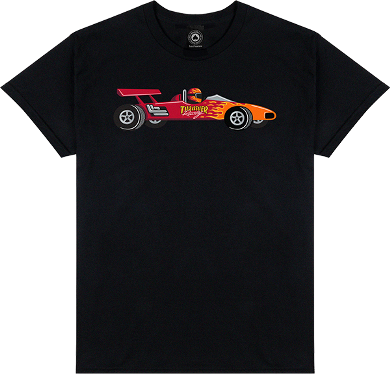 THRASHER RACECAR SS TSHIRT MEDIUM-BLACK