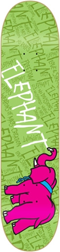 Elephant CHALKBOARD IV Skateboard Deck-8.5x32.5 GREEN