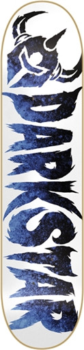 DARKSTAR ULTIMATE SKATEBOARD DECK-7.5 WHT/BLUE game changer