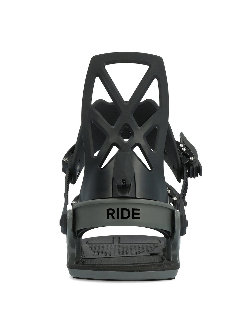 Ride C4 Snowboard Bindings Black White Large