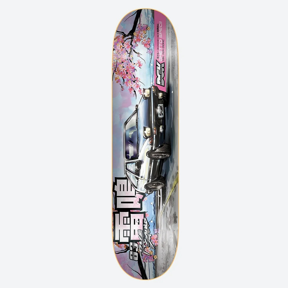 DGK Blossom Crew Thunder Skateboard Deck Blue Pink 8.25