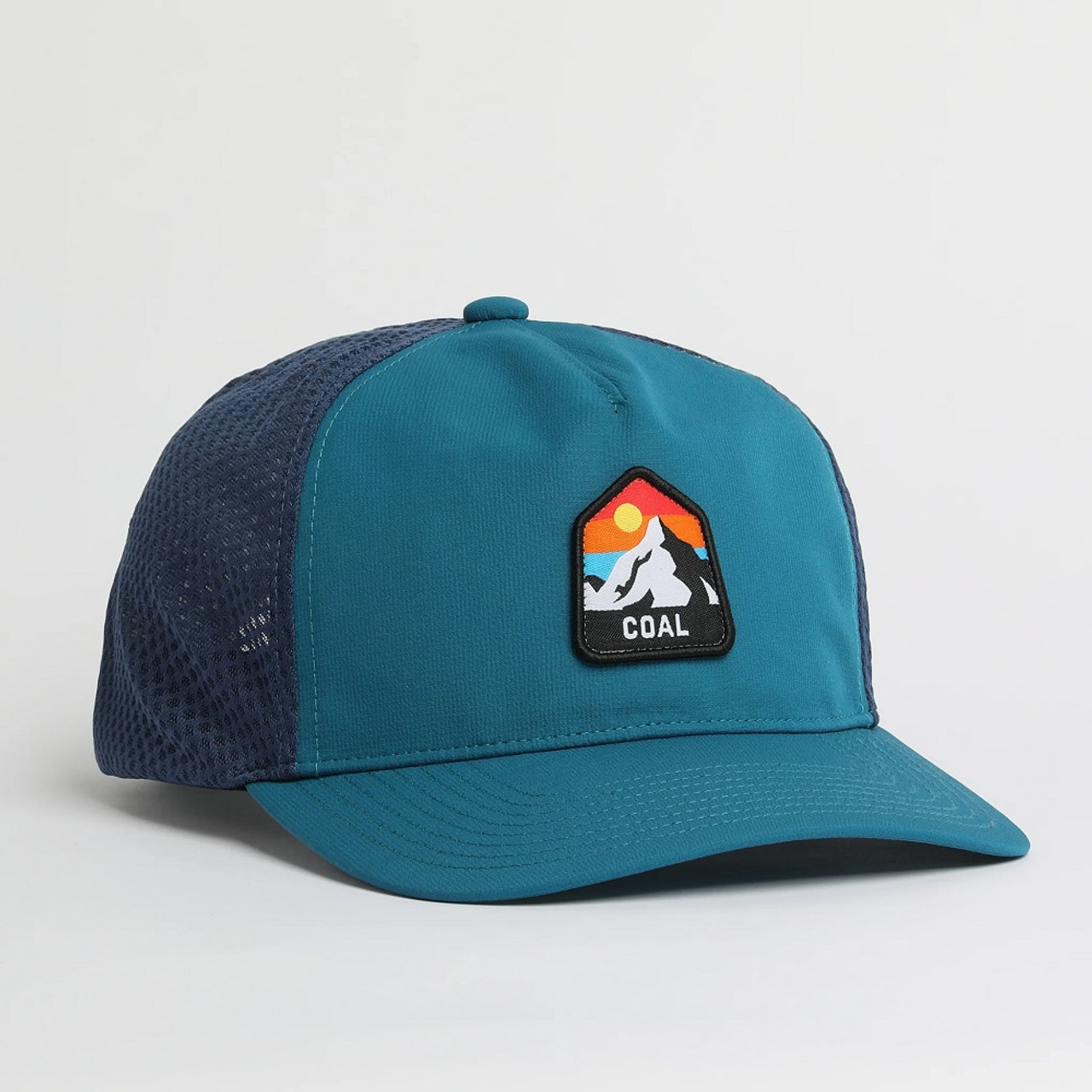 Coal The Peak Hat UPF50 Teal Snapback