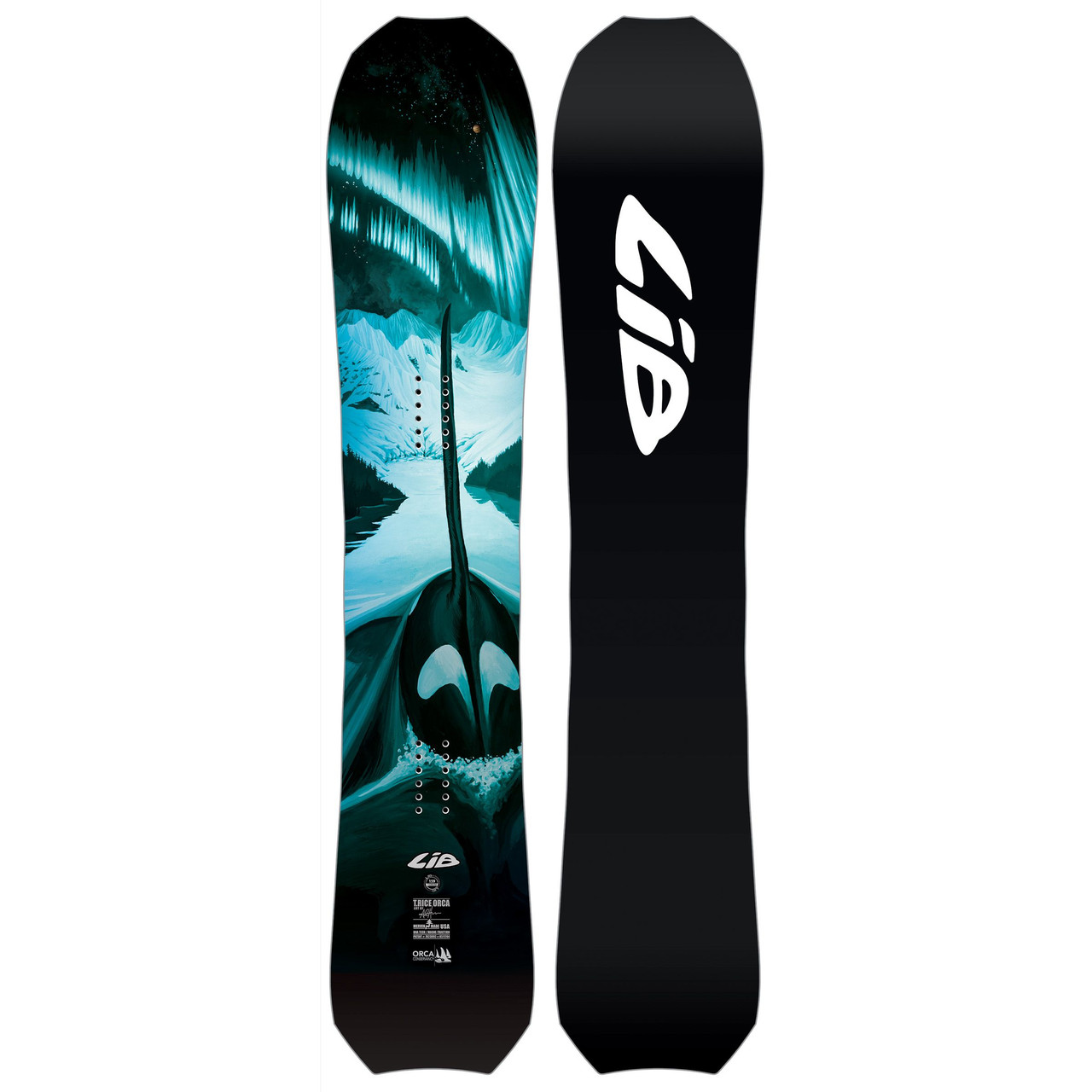 Lib Tech Orca Travis Rice Pro Snowboard Black Blue 153