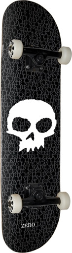 ZERO OG SINGLE SKULL SKATEBOARD COMPLETE-8.12