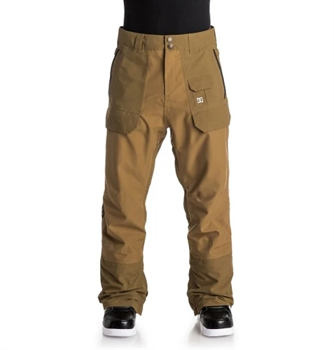 DC Asylum Mens Snow Pants Tan