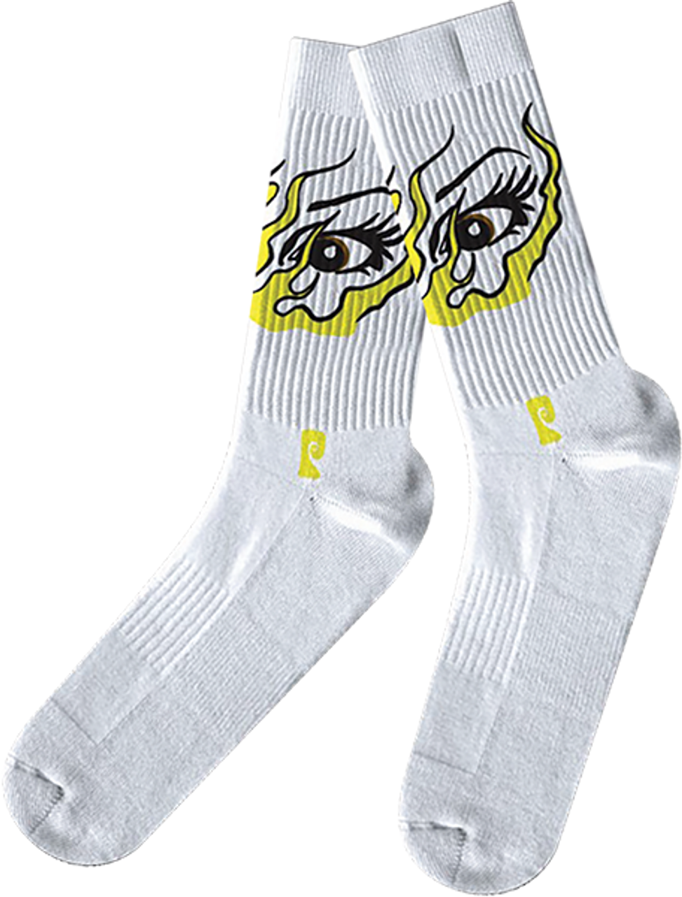 PSOCKADELIC BURNING LOVE CREW SOCKS