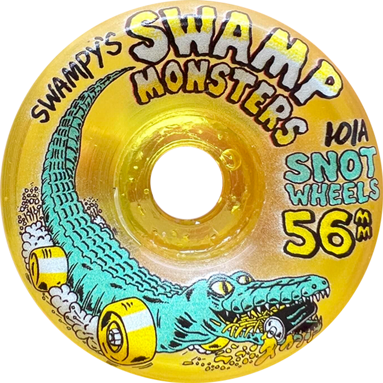 SNOT SWAMPY SWAMP MONSTERS 56MM 101A CL.YELLOW WHEELS SET