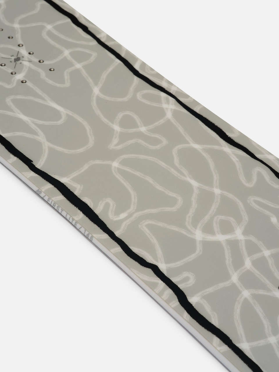 K2 First Lite Snowboard White Grey 150
