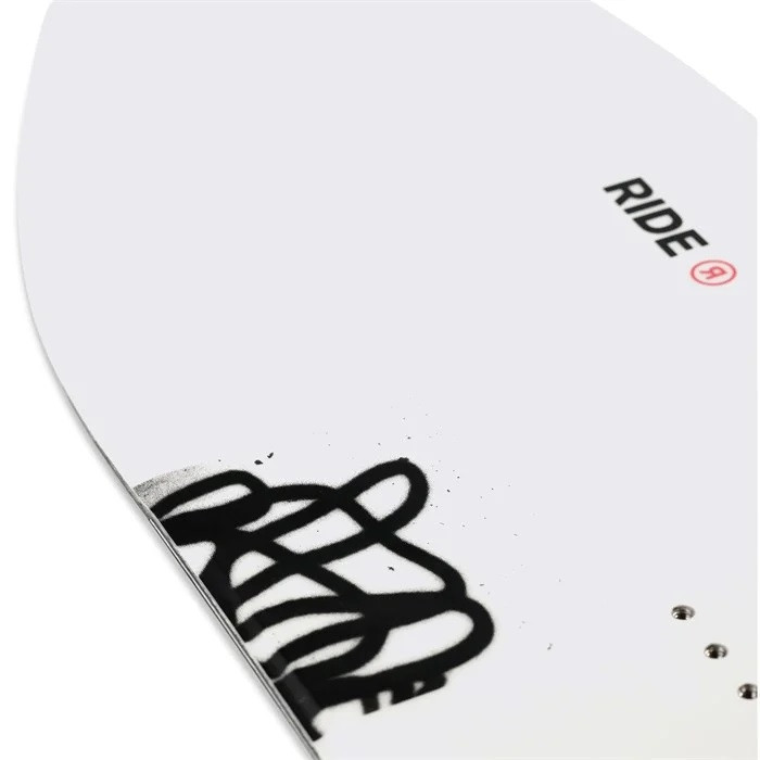 Ride SuperPig Snowboard White 151