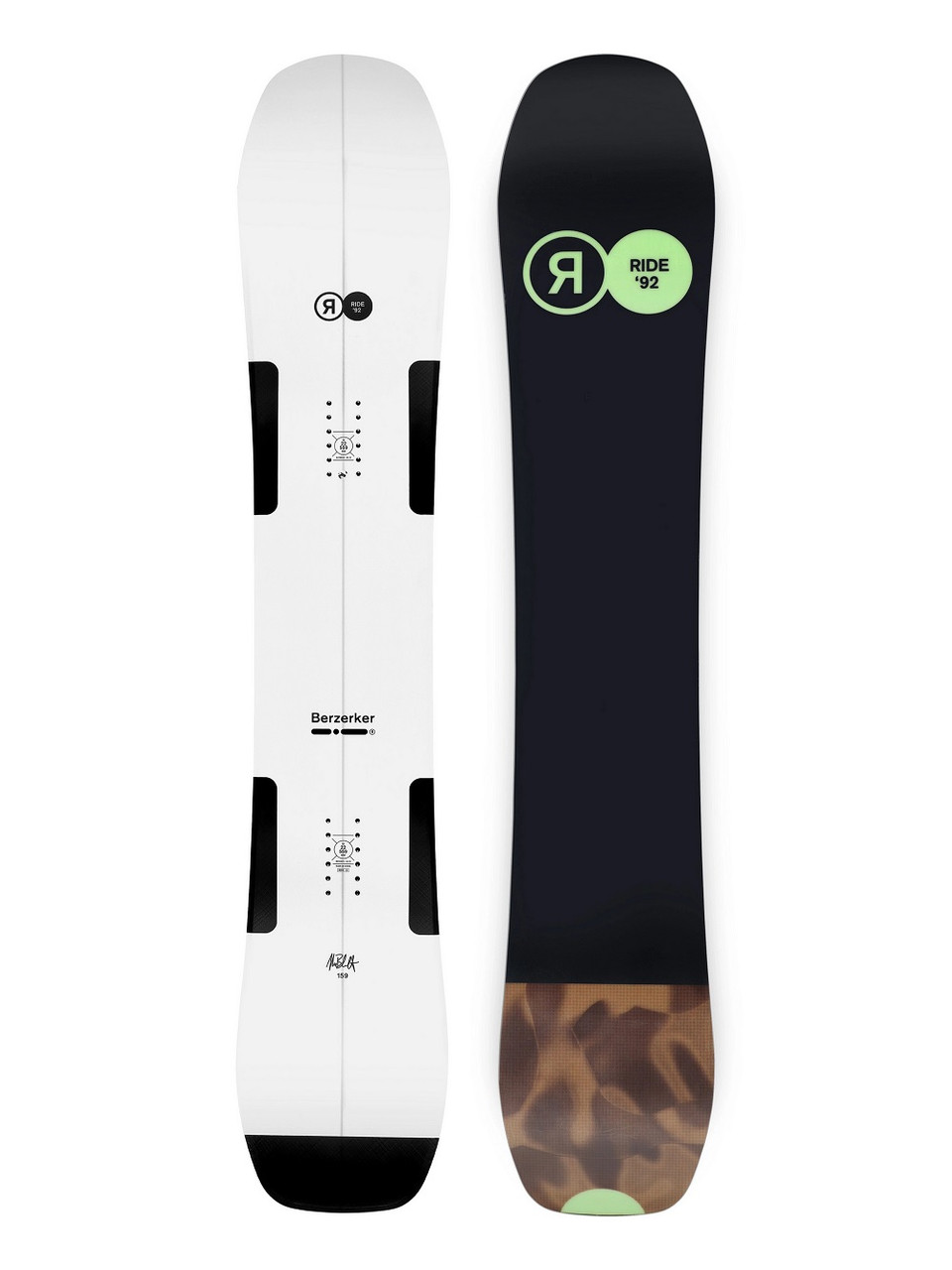 Ride Berzerker Snowboard White 153