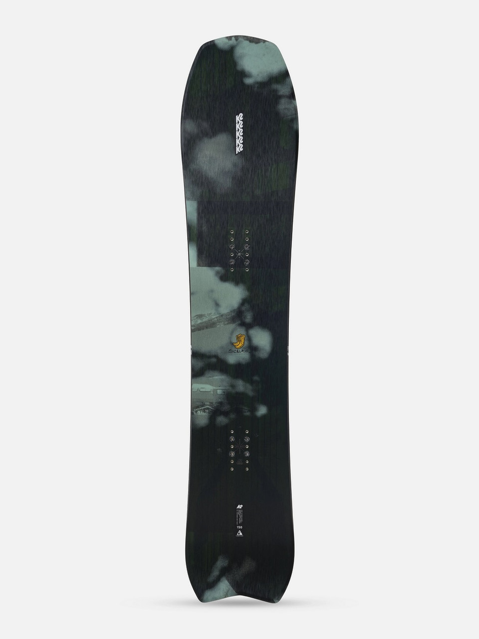 K2 Excavator Snowboard Black Grey 154 | Boardparadise.com 