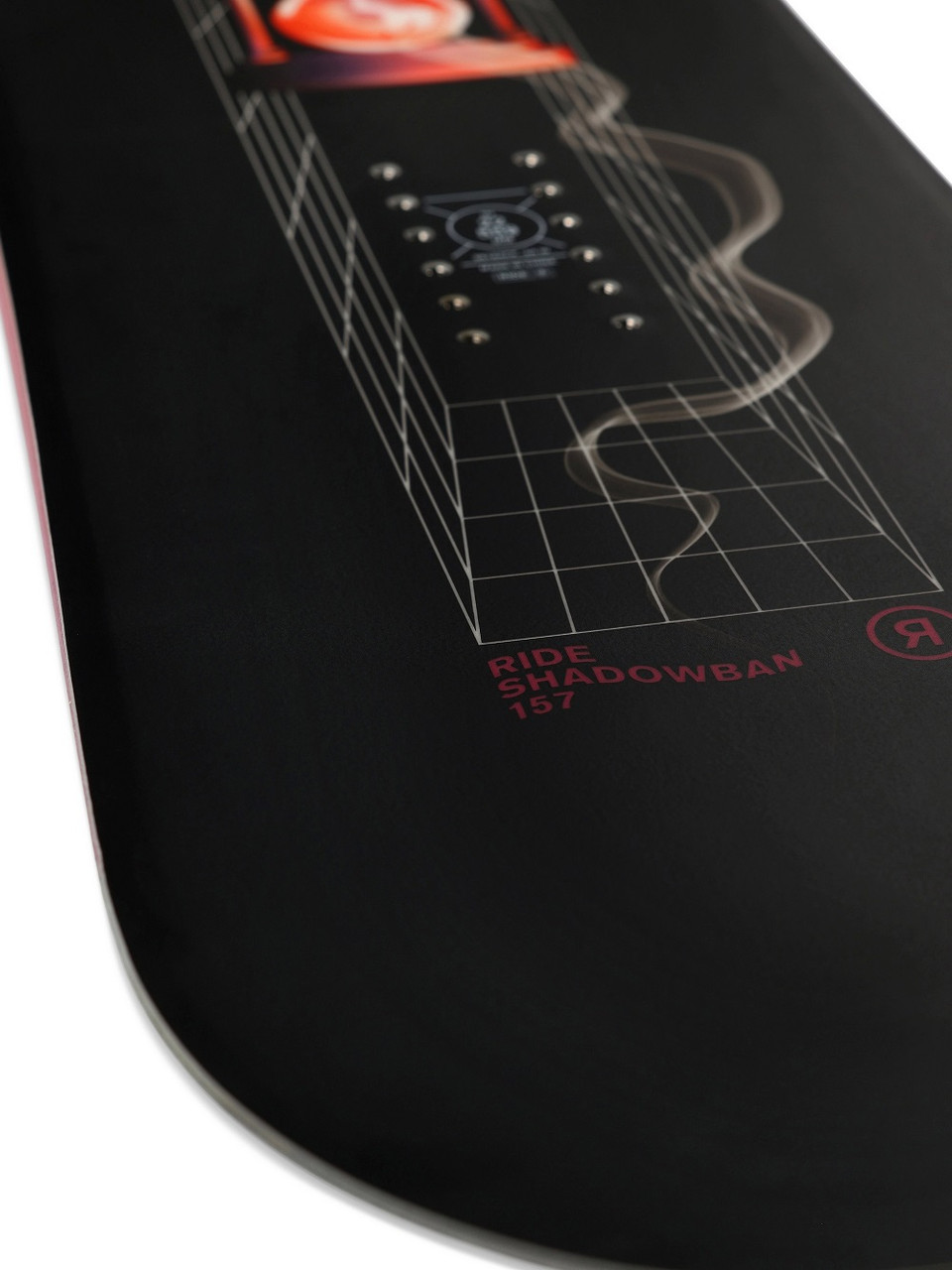 Ride Shadowban Snowboard Black 151