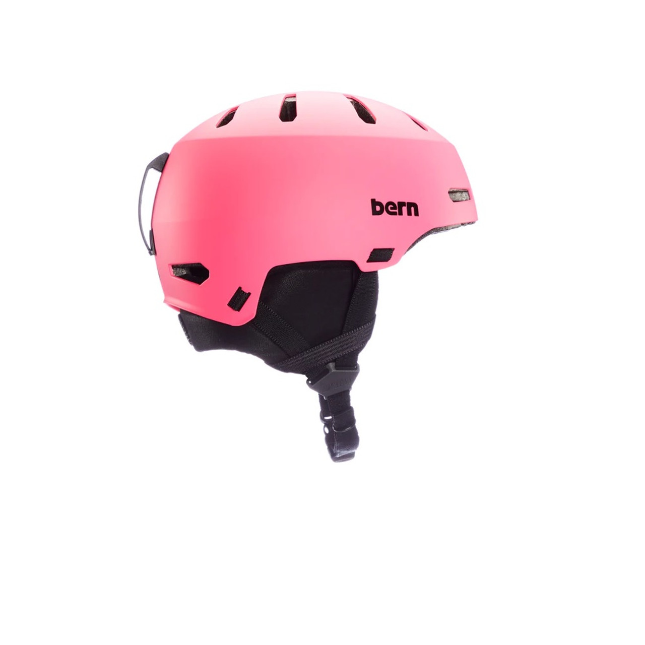 Bern Macon 2.0 JR Snow Helmet Mips Matte Pink Black S/M