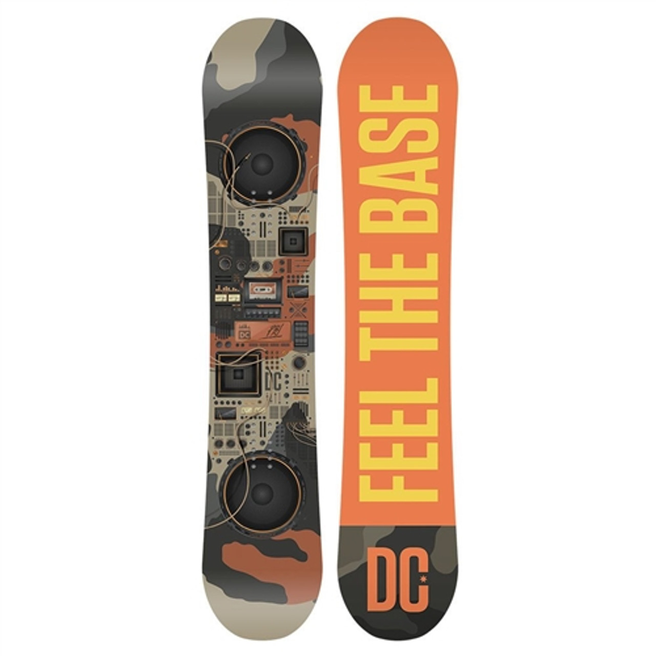 DC PBJ Mens Snowboard Grey Camo 153