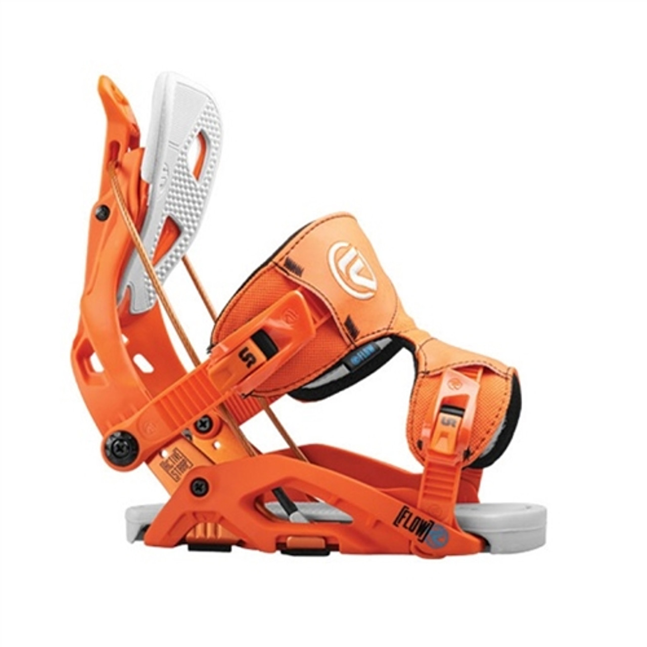 Flow 16 Fuse Snowboard Bindings Mens Orange M (4.5-8.5)