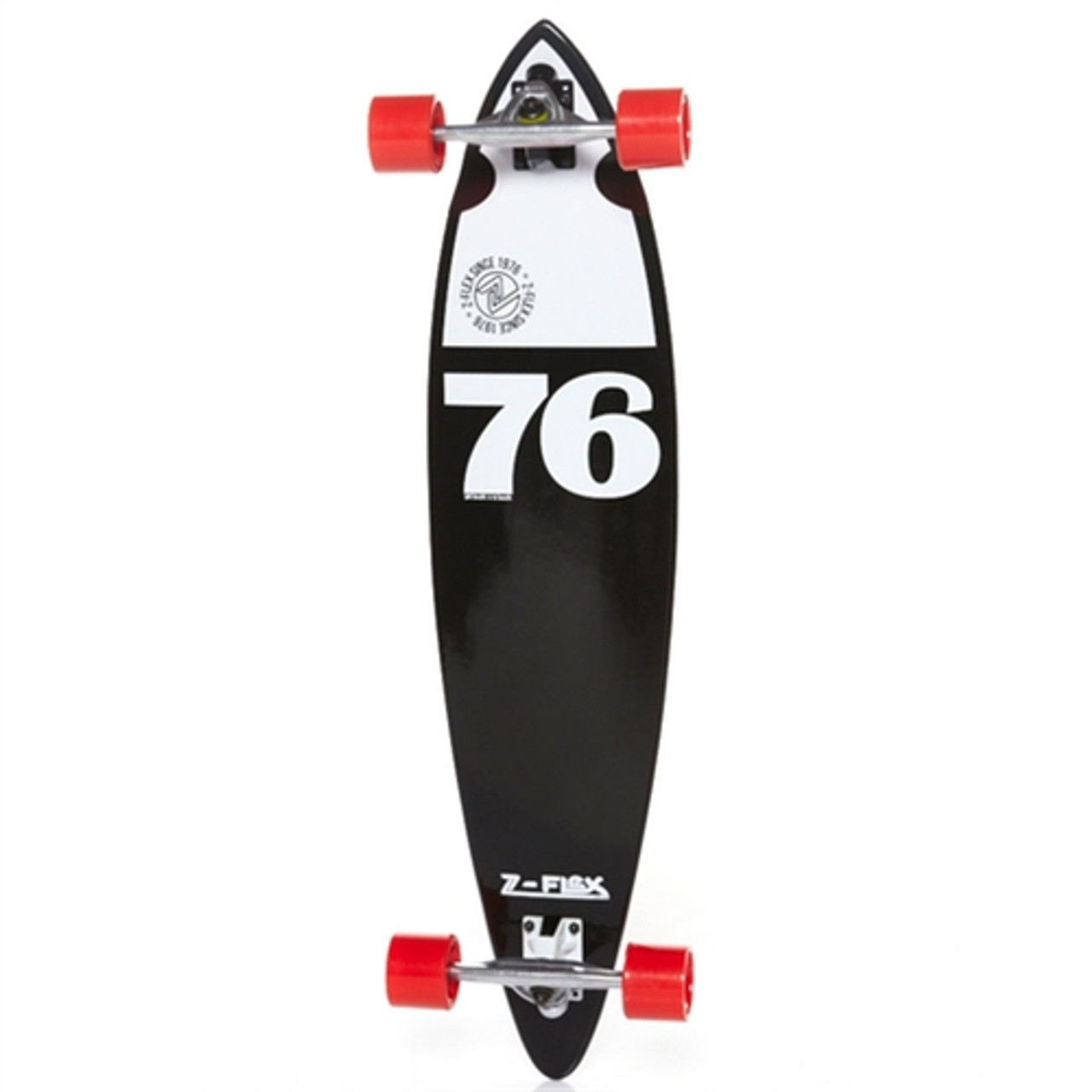 Z-Flex 76 Longboard Black Skateboard Complete