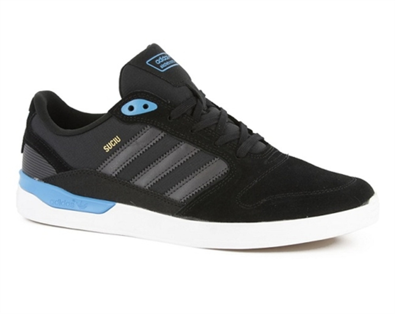 Adidas Vulc Skate Shoe Black Blue | Boardparadise.com