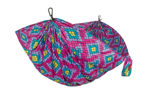 Grand Trunk Double Parachute Nylon Hammock Scales Print Bubblegum