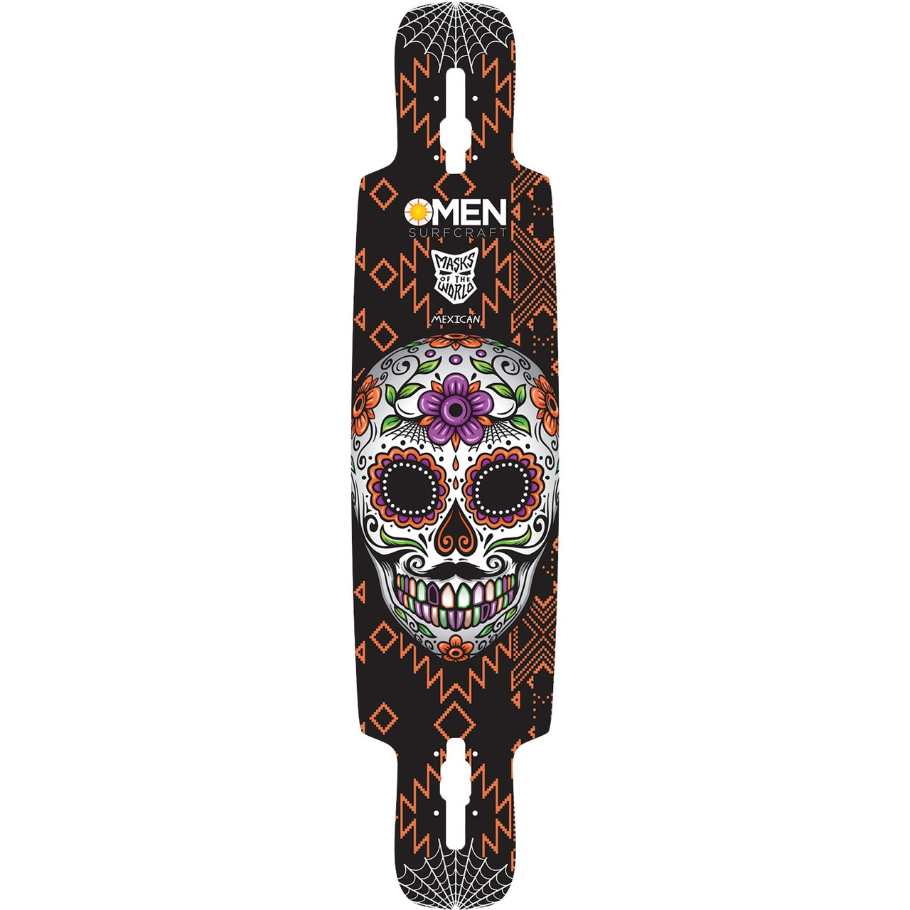 Omen Mexico Drop Through Deck with Kick Brown White 9.5x41.5