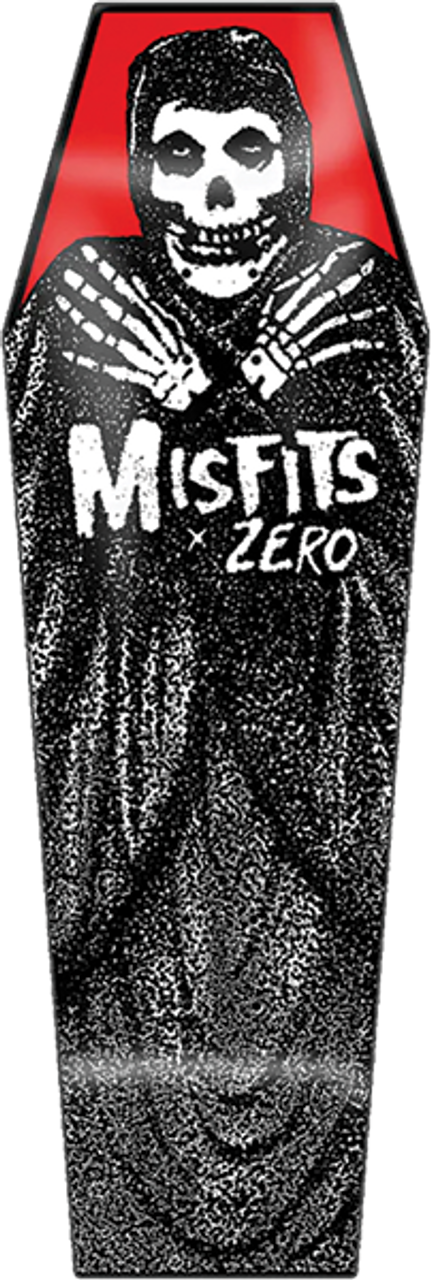 ZERO MISFITS FIEND GHOST COFFIN SKATE DECK-10.5X32