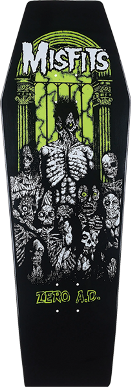 ZERO MISFITS ZERO AD COFFIN SKATE DECK-10.5X32