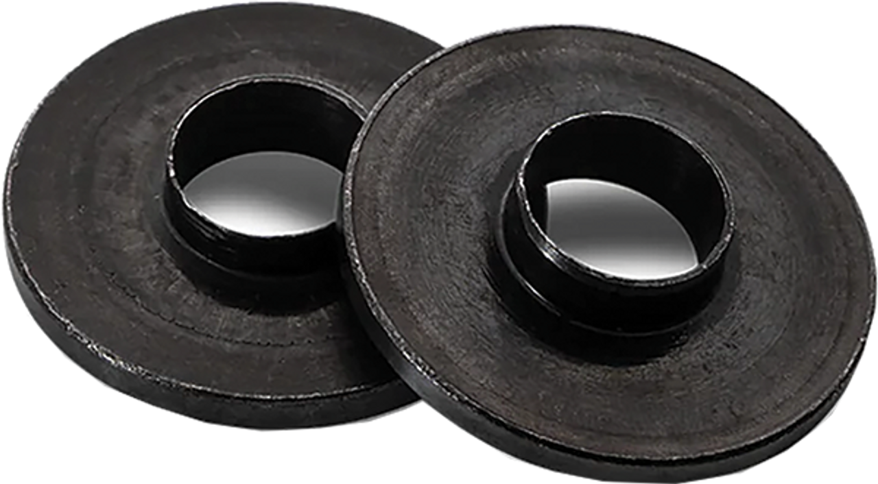 PARIS TOP HAT BUSHING WASHER 2/PK BLACK