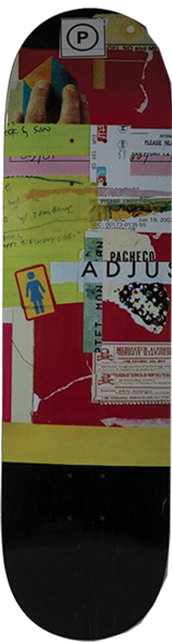 GIRL PACHECO CUT AND PASTE SKATEBOARD DECK-8.37