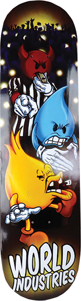 WORLD INDUSTRIES SLAP SKATEBOARD DECK-8.25 w/ grip
