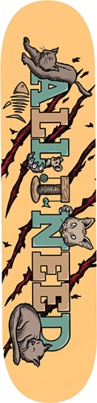 ALL I NEED CATS SKATEBOARD DECK 8.3