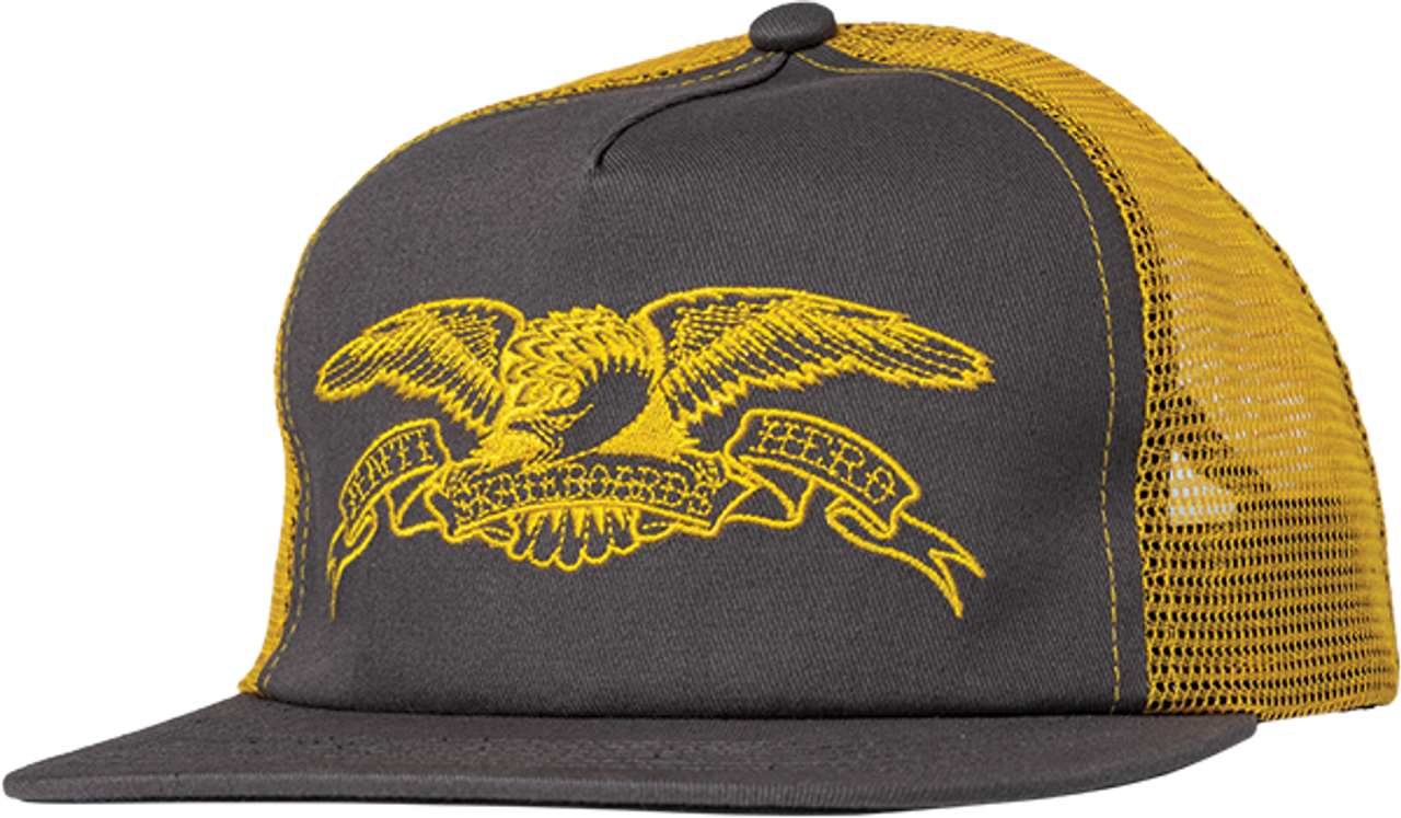 ANTI HERO BASIC EAGLE MESH HAT ADJ-GREY/GOLD