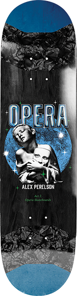 OPERA PERELSON GRASP SKATEBOARD DECK-8.38 BLUE SLICK