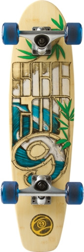 SECTOR 9 BAMBOO SOUP BOWLS Skateboard Complete-7.5x28.5 mini