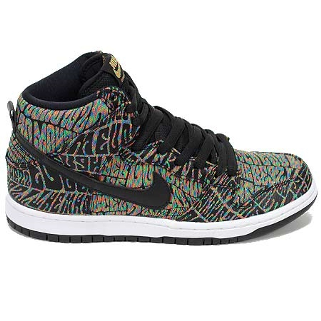 rainbow nike dunks high