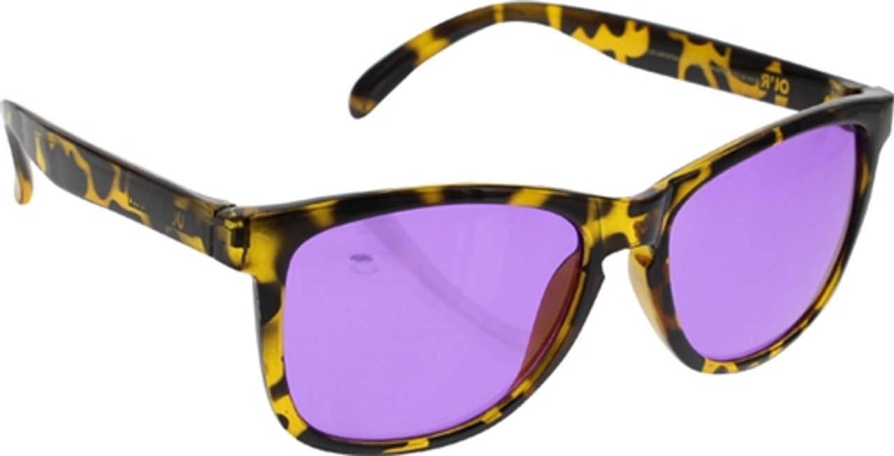 HAPPY HOUR PICADILLY TORT BLK/YEL/PUR SUNGLASSES