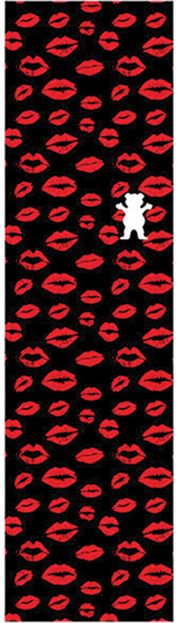 GRIZZLY 1-SHEET KISS BLACK/RED