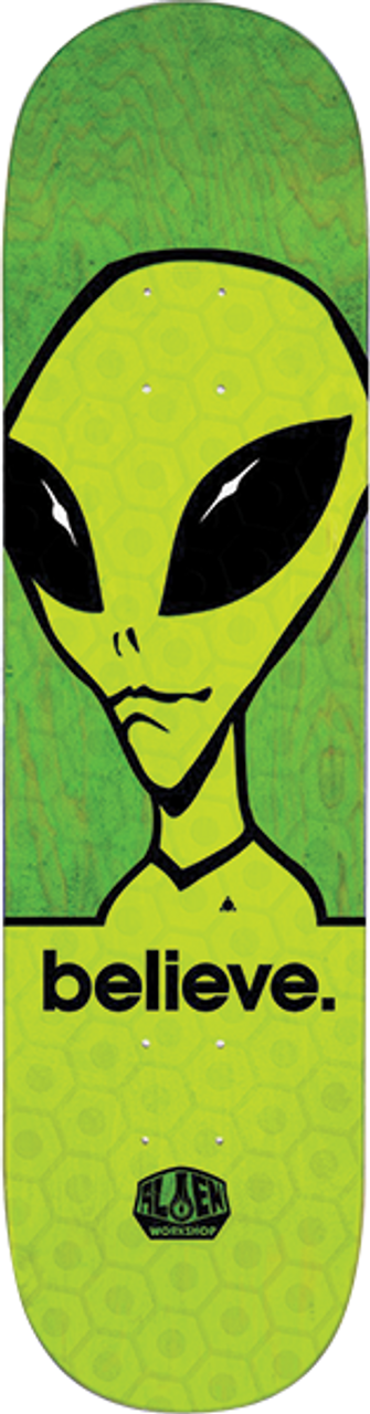 ALIEN WORKSHOP BELIEVE HEX DUO-TONE SM SKATE DECK-8.25