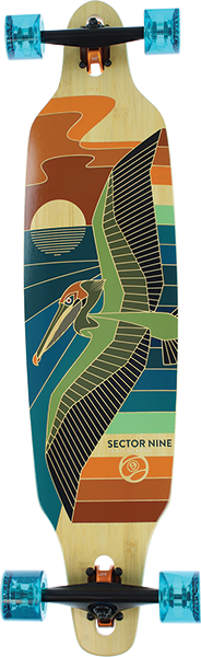 SECTOR 9 DRIFTER LOOKOUT SKATEBOARD COMPLETE 9.62x41.12