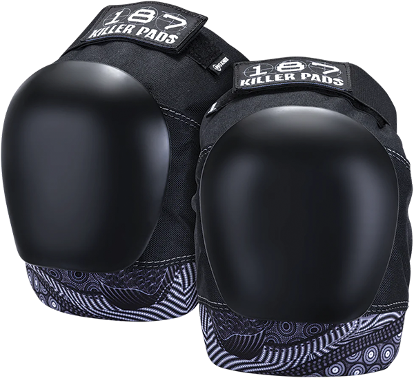 187 PRO KNEE PADS MEDIUM KEEGAN PALMER BLK/BLK