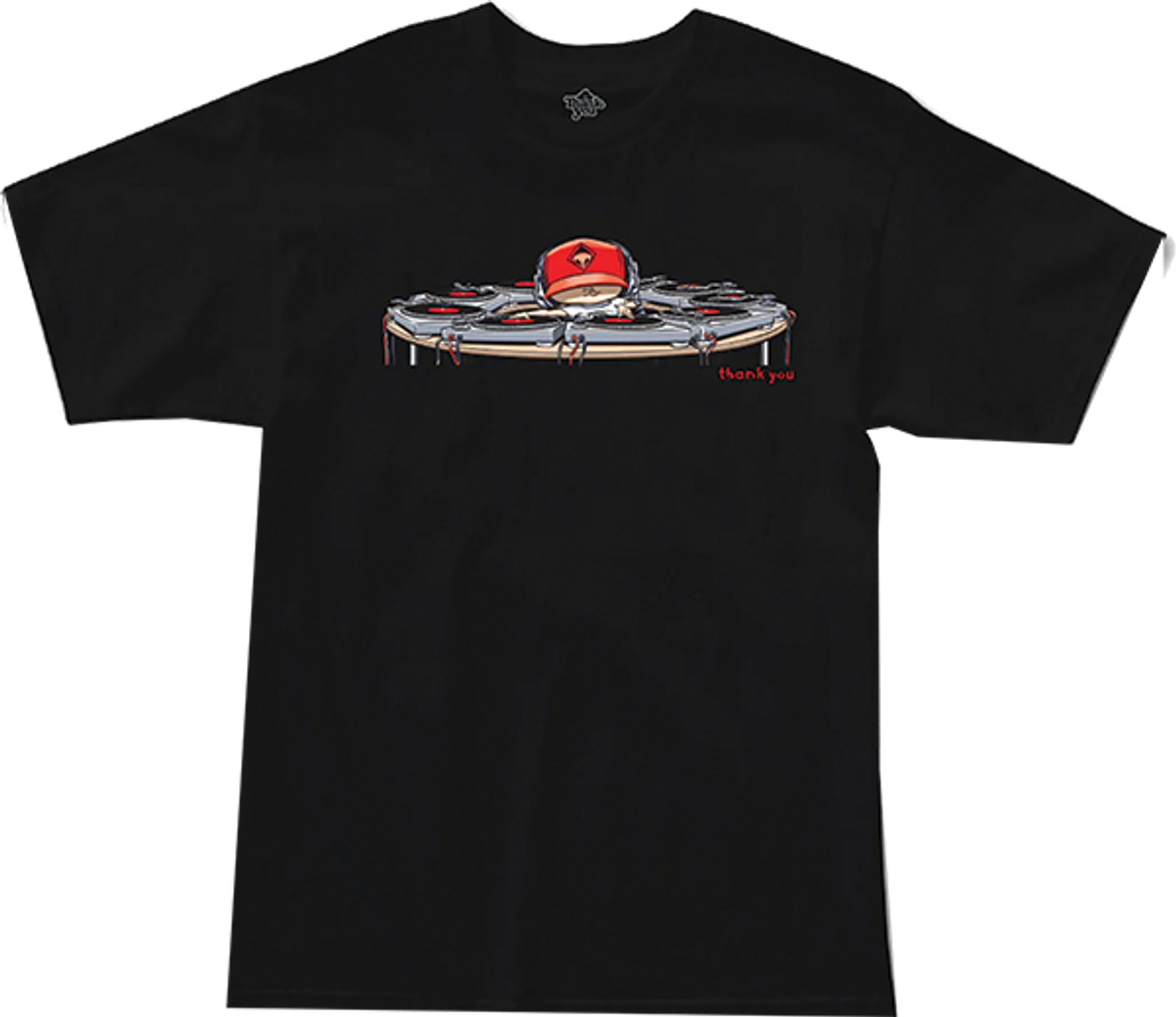 THANK YOU RONNIE CREAGER MIX MASTER SS TSHIRT MEDIUM BLACK