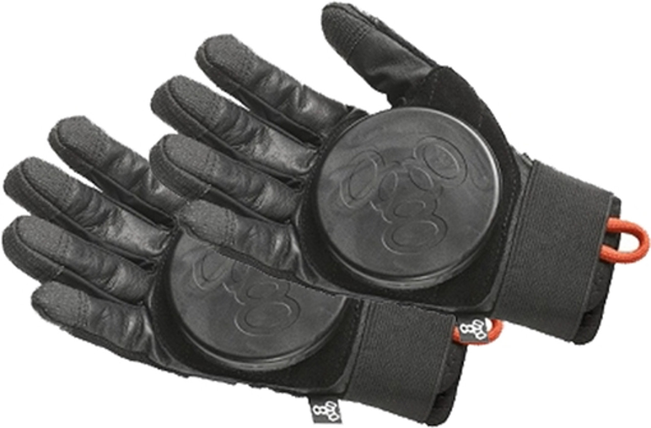 TRIPLE 8 DOWNHILL SLIDE GLOVES SMALL/MEDIUM-BLACK