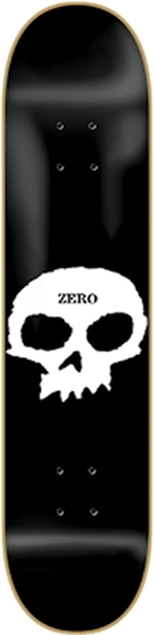 ZERO SINGLE SKULL SKATEBOARD DECK-8.25