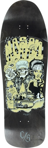 SUICIDAL JESSEE REISSUE GUEST SKATEBOARD DECK-10x32 assorted